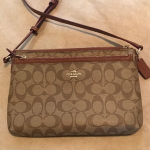 Authentic Brown Coach Satchel. Very lightly used